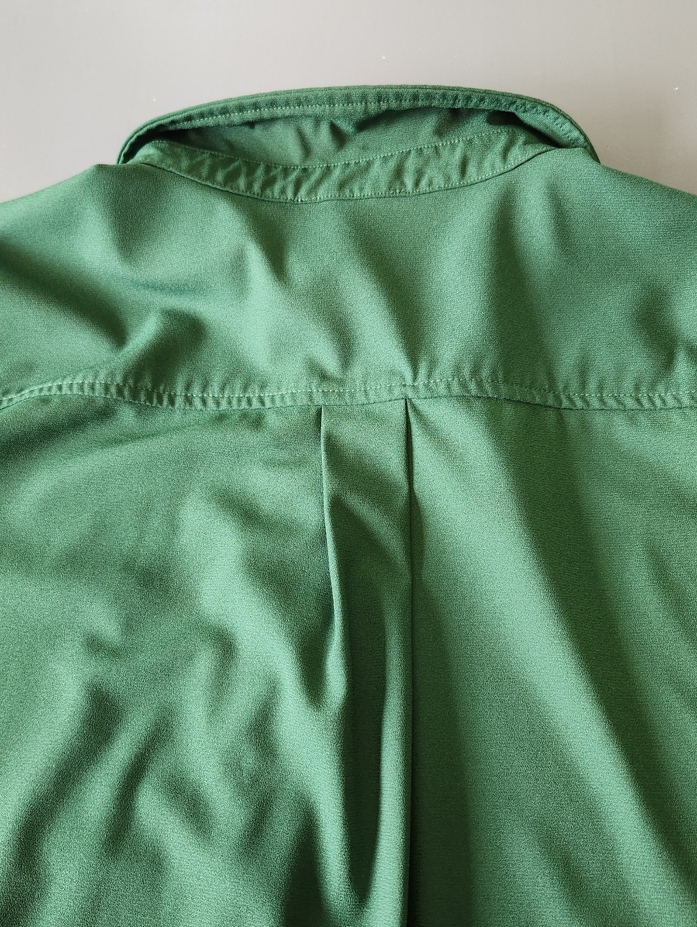 Tuckernuck Crepe Callahan Shirt Dress Emerald XXL Ruffle Pockets Flounce Hem - Picture 8 of 14